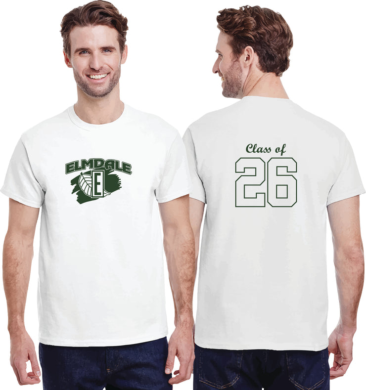 ELMDALE CLASS OF 2026 - GILDAN COTTON TEE - ADULT