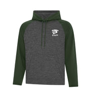 ELMDALE STAFFWEAR - ATC DYNAMIC HEATHER FLEECE TWO TONE HOODED SWEATSHIRT - ADULT