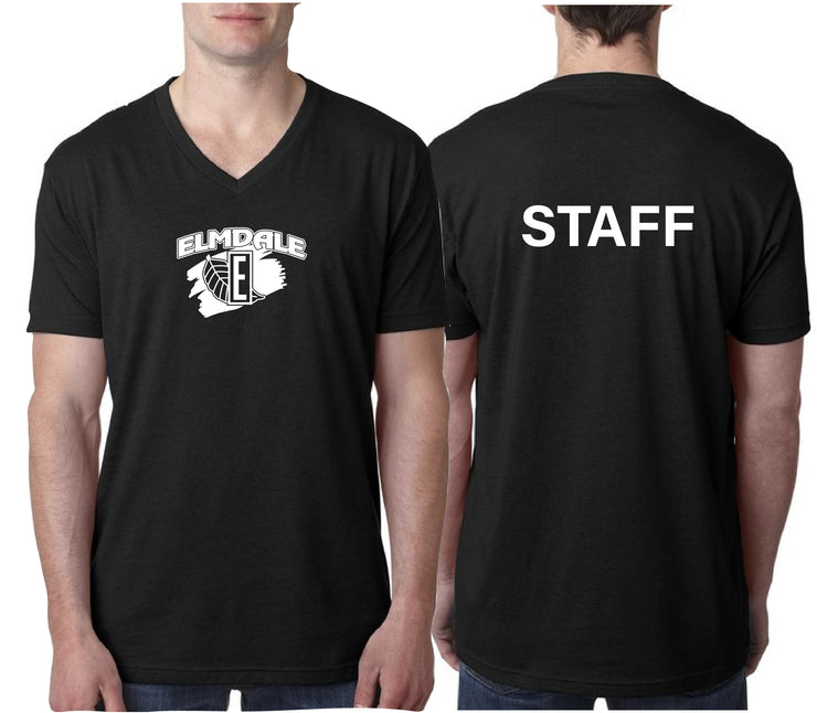 ELMDALE STAFFWEAR - NEXT LEVEL V NECK T SHIRT - MENS