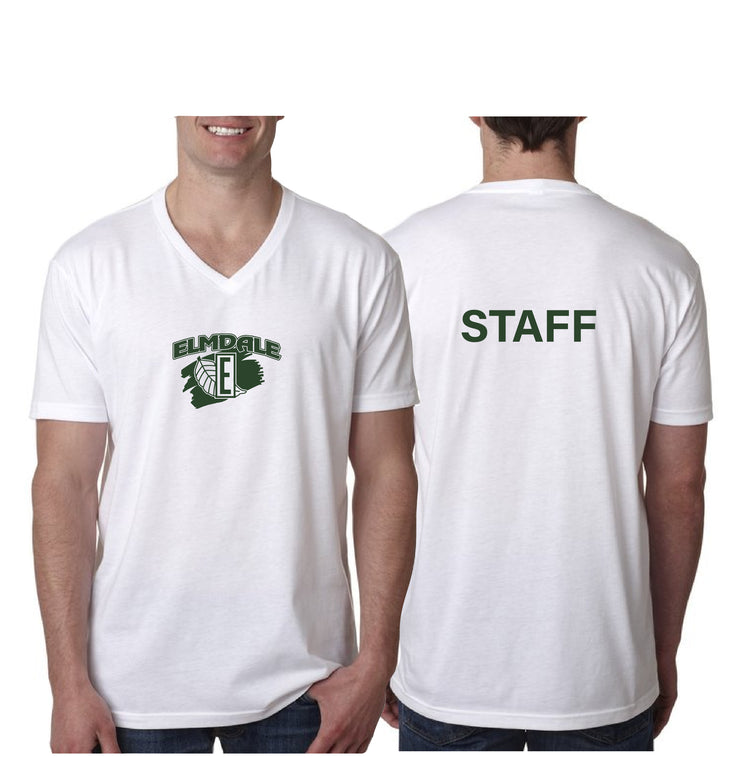 ELMDALE STAFFWEAR - NEXT LEVEL V NECK T SHIRT - MENS