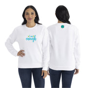 HEALTH STYLES - ENOUGH - NEXT LEVEL UNISEX SANTA CRUZ SWEATSHIRT - ADULT