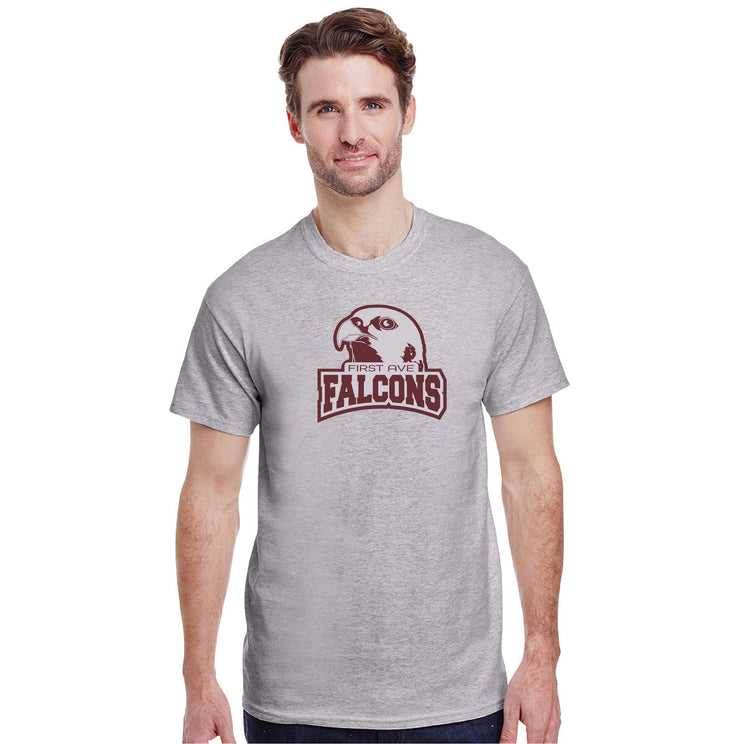 FIRST AVENUE SPIRITWEAR - GILDAN COTTON TEE - ADULT