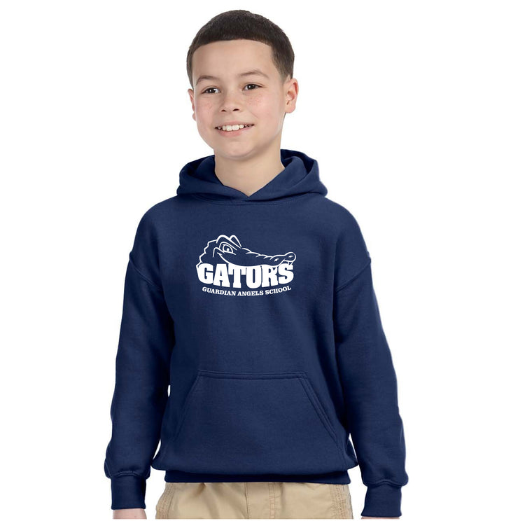 GUARDIAN ANGELS SPIRITWEAR - GATORS - GILDAN HEAVY BLEND COTTON HOODIE - YOUTH