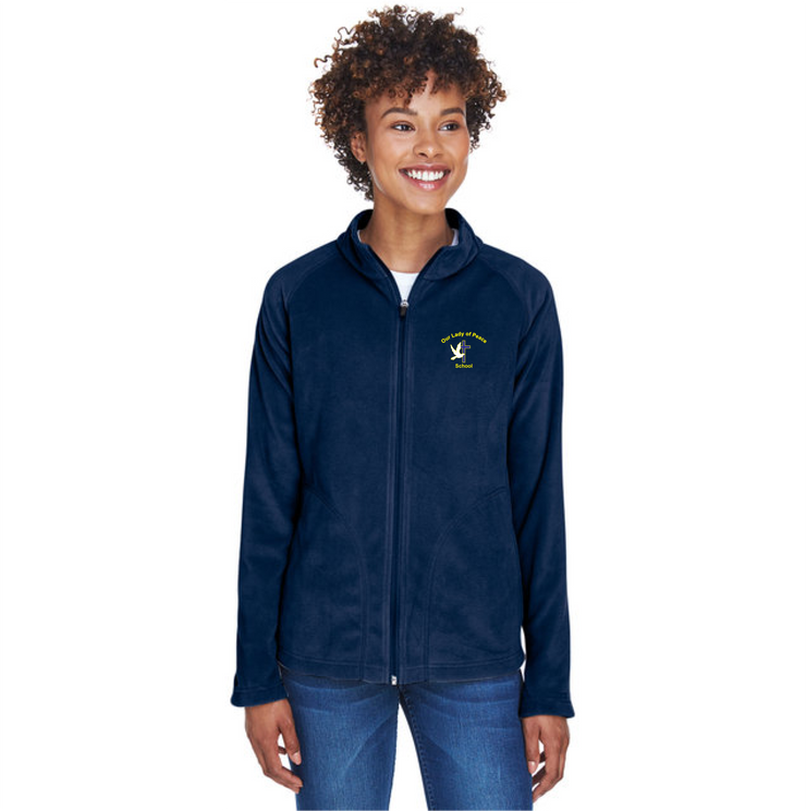 OLP STAFFWEAR - CREST EMB - TEAM 365 CAMPUS MICRO FLEECE - LADIES