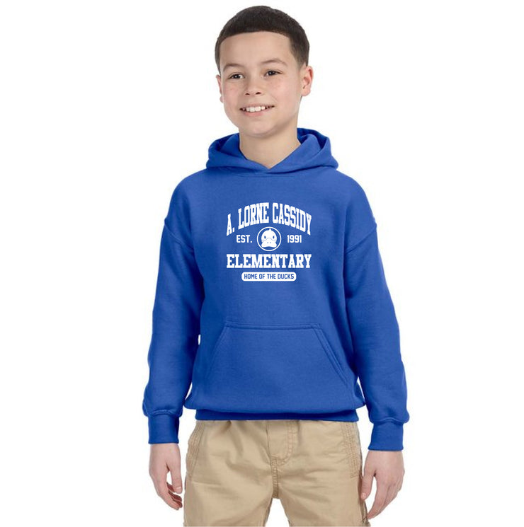 A. LORNE CASSIDY SPIRITWEAR - GILDAN COTTON HOODIE - YOUTH