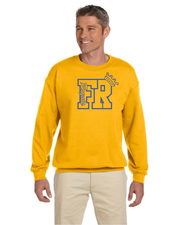 FRANK RYAN SPIRITWEAR - FR - GILDAN COTTON FLEECE CREWNECK - ADULT