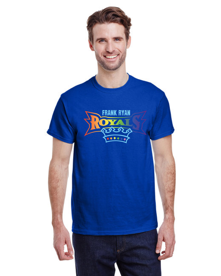 FRANK RYAN SPIRITWEAR - ROYALS PRIDE - GILDAN COTTON TEE - ADULT