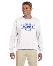 FRANK RYAN SPIRITWEAR - ROYALS - GILDAN COTTON FLEECE CREWNECK - ADULT