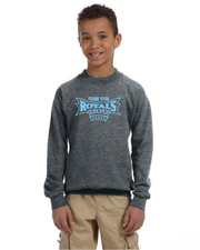 FRANK RYAN SPIRITWEAR - ROYALS - GILDAN COTTON FLEECE CREWNECK - YOUTH