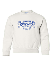 FRANK RYAN SPIRITWEAR - ROYALS - GILDAN COTTON FLEECE CREWNECK - YOUTH