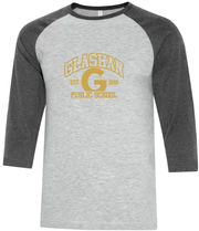 GLASHAN SPIRITWEAR - GLASHAN LOGO - ATC EUROSPUN BASEBALL TEE