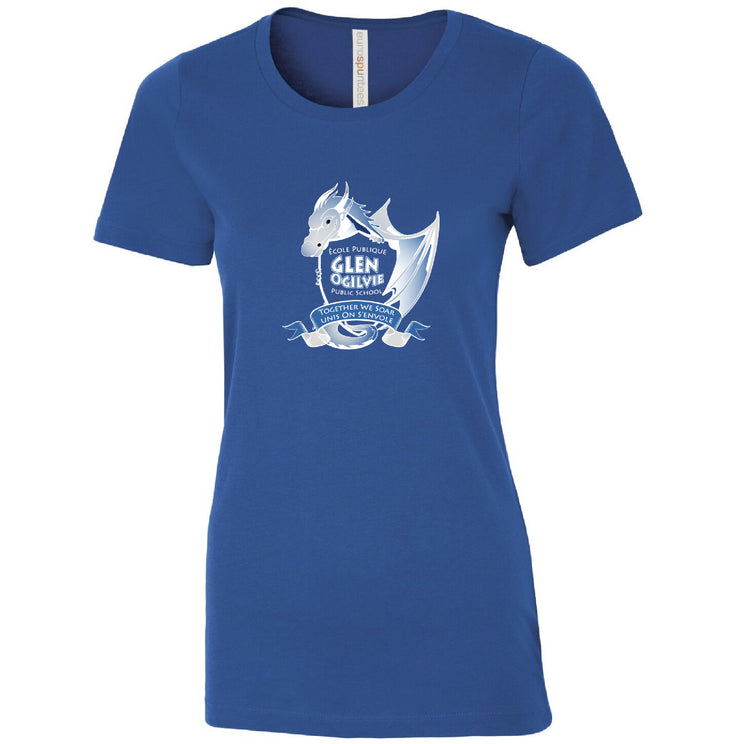 GLEN OGILVIE STAFFWEAR - ATC RINGSPUN LADIES TEE - LADIES