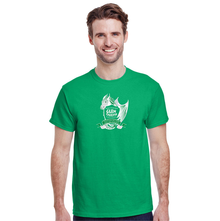 GLEN OGILVIE SPIRITWEAR - GILDAN COTTON TEE - ADULT