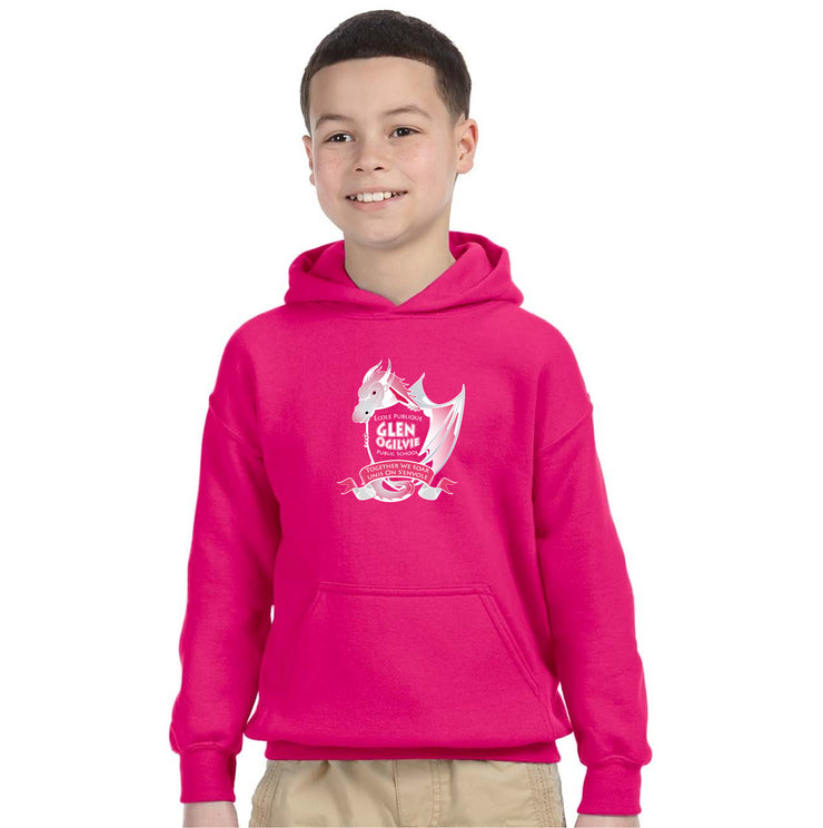 GLEN OGILVIE SPIRITWEAR - GILDAN HEAVY COTTON HOODIE - YOUTH
