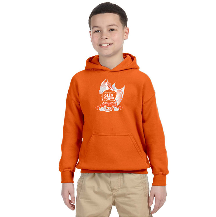 GLEN OGILVIE SPIRITWEAR - GILDAN HEAVY COTTON HOODIE - YOUTH