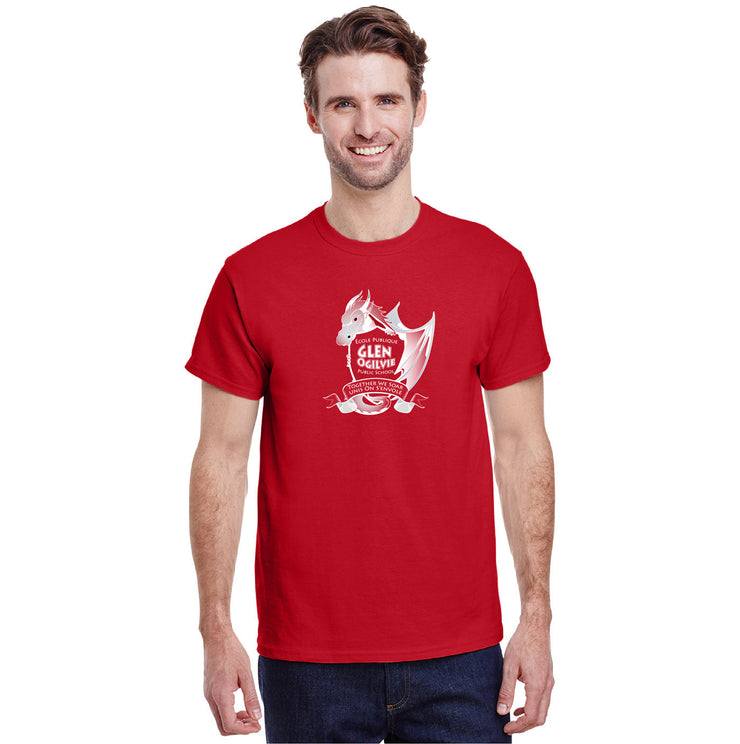 GLEN OGILVIE SPIRITWEAR - GILDAN COTTON TEE - ADULT