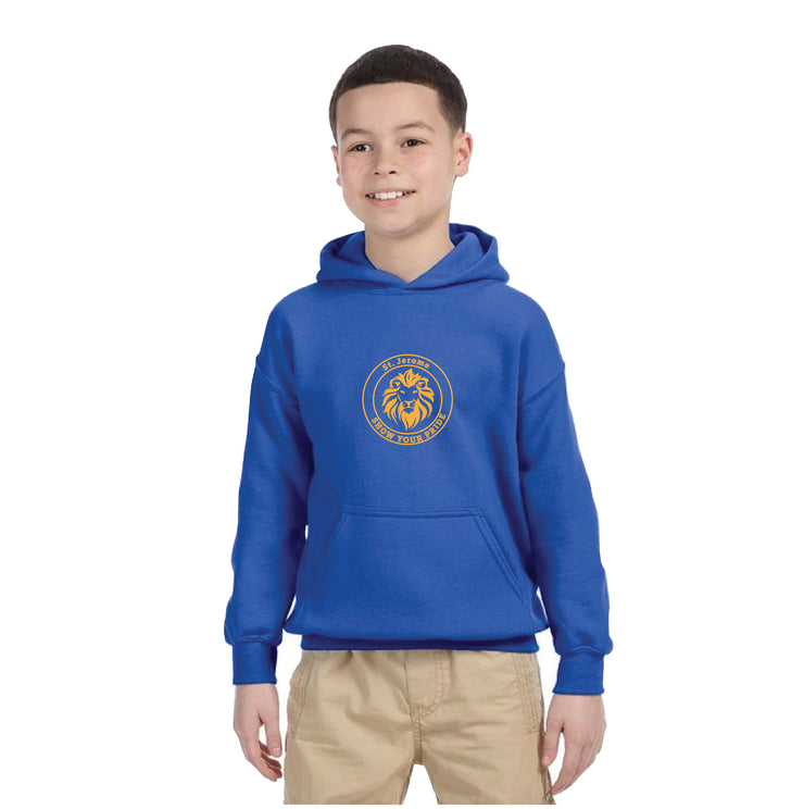 ST. JEROME SPIRITWEAR - GILDAN COTTON HOODIE - YOUTH