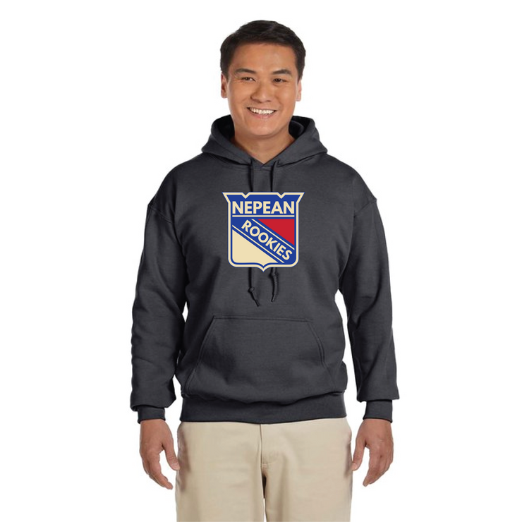 NEPEAN ROOKIES - ROOKIES LOGO - GILDAN HEAVY BLEND HOODIE - ADULT