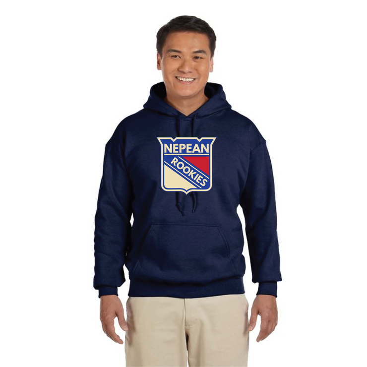 NEPEAN ROOKIES - ROOKIES LOGO - GILDAN HEAVY BLEND HOODIE - ADULT