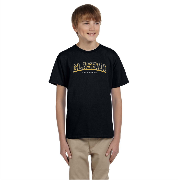 GLASHAN SPIRITWEAR - VARSITY - GILDAN COTTON TEE - YOUTH
