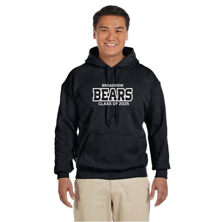 BROADVIEW GRAD - GILDAN COTTON HOODIE - ADULT