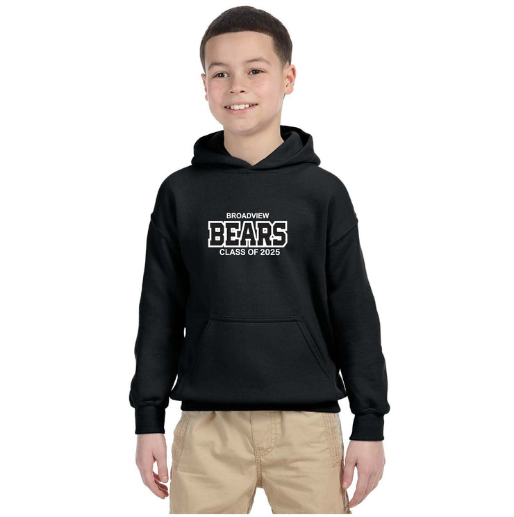 BROADVIEW GRAD - GILDAN COTTON HOODIE - YOUTH