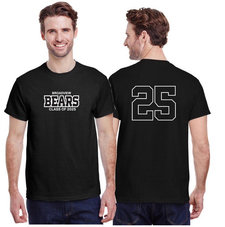 BROADVIEW GRAD - GILDAN COTTON T SHIRT - ADULT