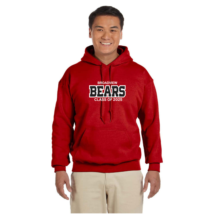 BROADVIEW GRAD - GILDAN COTTON HOODIE - ADULT