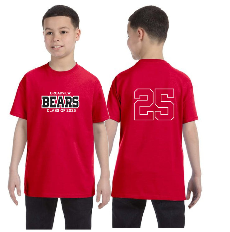 BROADVIEW GRAD - GILDAN COTTON T-SHIRT - YOUTH