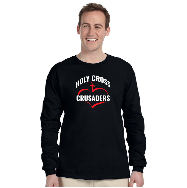 HOLY CROSS - GILDAN COTTON LONG SLEEVE - ADULT