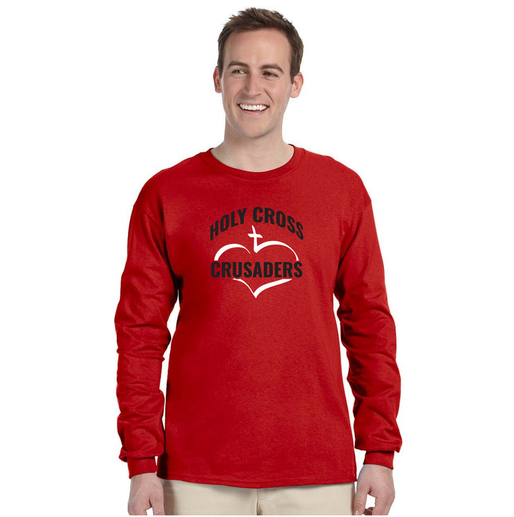 HOLY CROSS - GILDAN COTTON LONG SLEEVE - ADULT