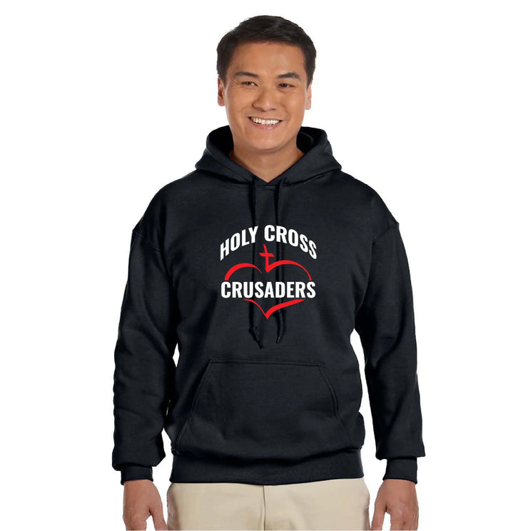 HOLY CROSS - GILDAN HEAVY BLEND HOODED SWEATSHIRT - ADULT