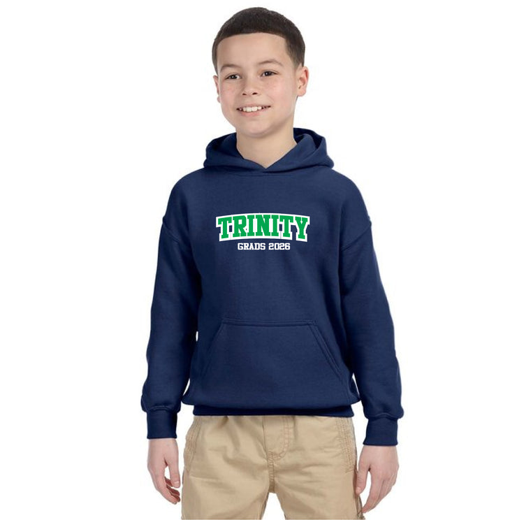 HOLY TRINITY GRAD - 2026 - GILDAN COTTON HOODIE - YOUTH