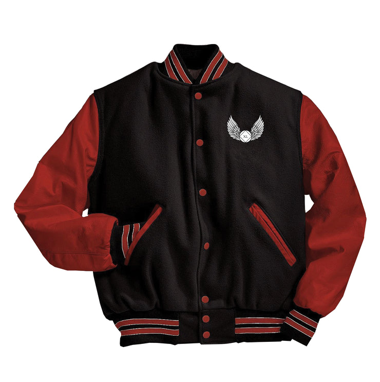 GRATITUDE DAY - HOLLOWAY VARSITY JACKET - ADULT
