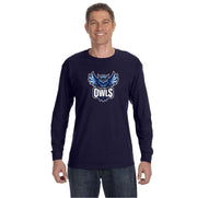 HOLY FAMILY SPIRITWEAR - OWLS - GILDAN COTTON LONGSLEEVE - ADULT