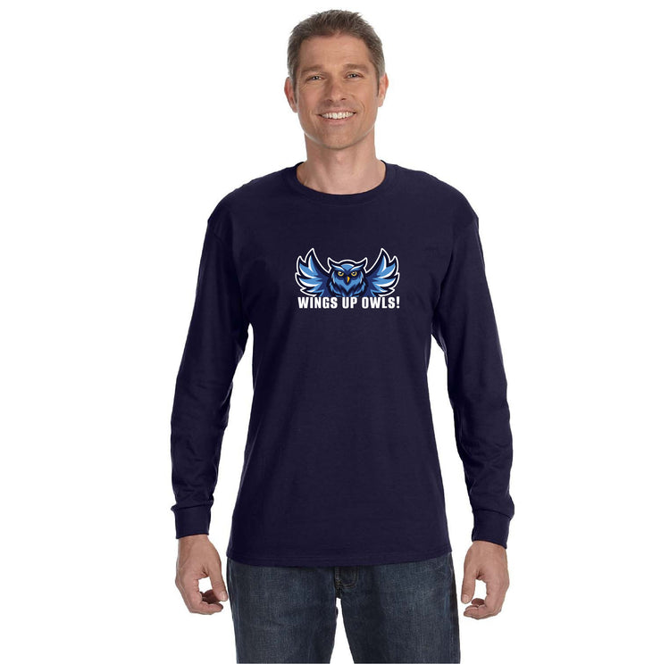 HOLY FAMILY SPIRITWEAR - WINGS UP - GILDAN COTTON LONGSLEEVE - ADULT