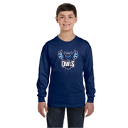 HOLY FAMILY SPIRITWEAR - OWLS - GILDAN COTTON LONGSLEEVE - YOUTH