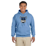 HOLY FAMILY SPIRITWEAR - OWLS - GILDAN COTTON HOODIE - ADULT