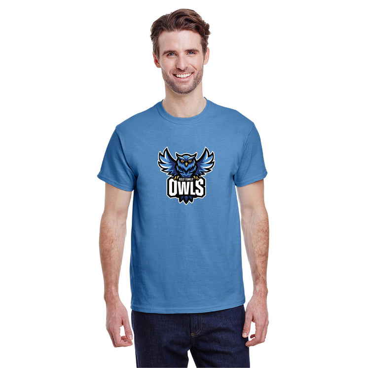 HOLY FAMILY SPIRITWEAR - OWLS - GILDAN COTTON TEE - ADULT