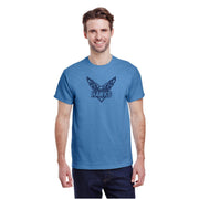 HOLY SPIRIT CATHOLIC SCHOOL SPIRITWEAR - HAWKS PRINT - GILDAN COTTON TEE  - ADULT
