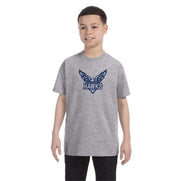 HOLY SPIRIT CATHOLIC SCHOOL SPIRITWEAR - HAWKS PRINT - GILDAN COTTON TEE  - YOUTH