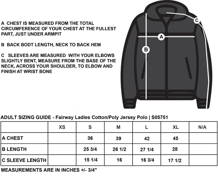 ST. JAMES STAFFWEAR - FAIRWAY LADIES COTTON/POLY JERSEY POLO