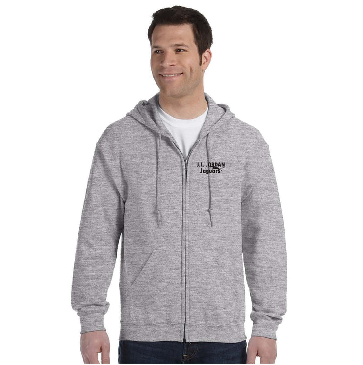 J.L. JORDAN SPIRITWEAR - GILDAN HEAVY BLEND ZIPPED HOODIE - ADULT