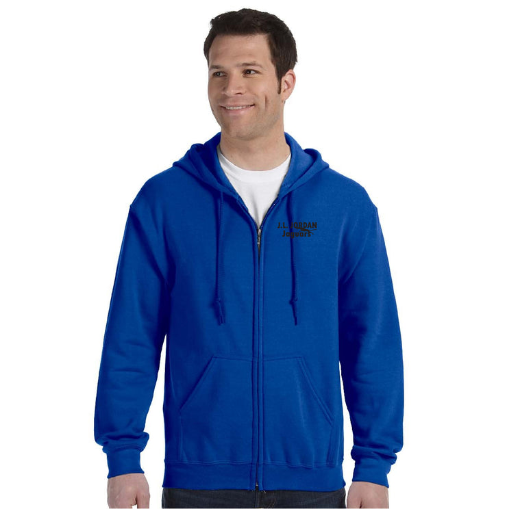 J.L. JORDAN SPIRITWEAR - GILDAN HEAVY BLEND ZIPPED HOODIE - ADULT