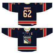 NEPEAN ROOKIES - ROOKIES LOGO - SUBLIMATED JERSEY - ADULT - NAVY