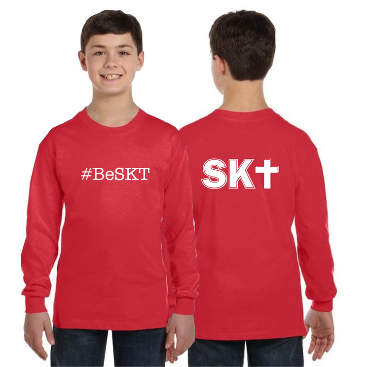 ST. KATERI SPIRITWEAR - GILDAN COTTON LONGSLEEVE - YOUTH