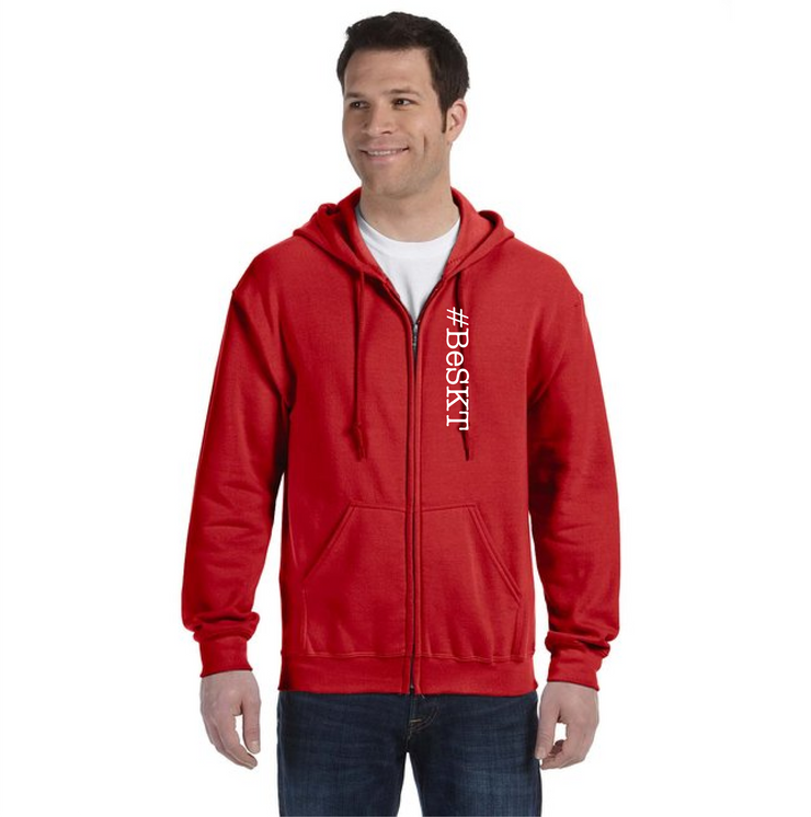 ST. KATERI SPIRITWEAR - GILDAN COTTON ZIPPED HOODIE - ADULT