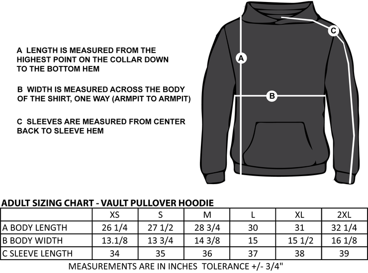 ONSTAGE - ADULT - VAULT PULLOVER HOODIE