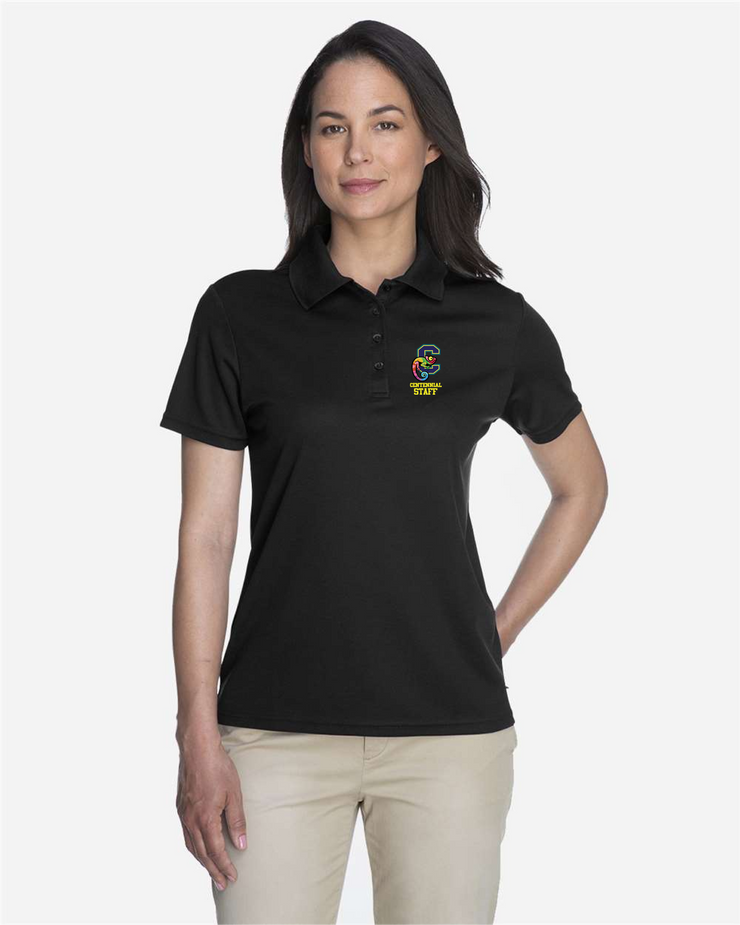 CENTENNIAL PUBLIC SCHOOL STAFFWEAR - LEFT CHEST LOGO - CORE 365 POLO - LADIES