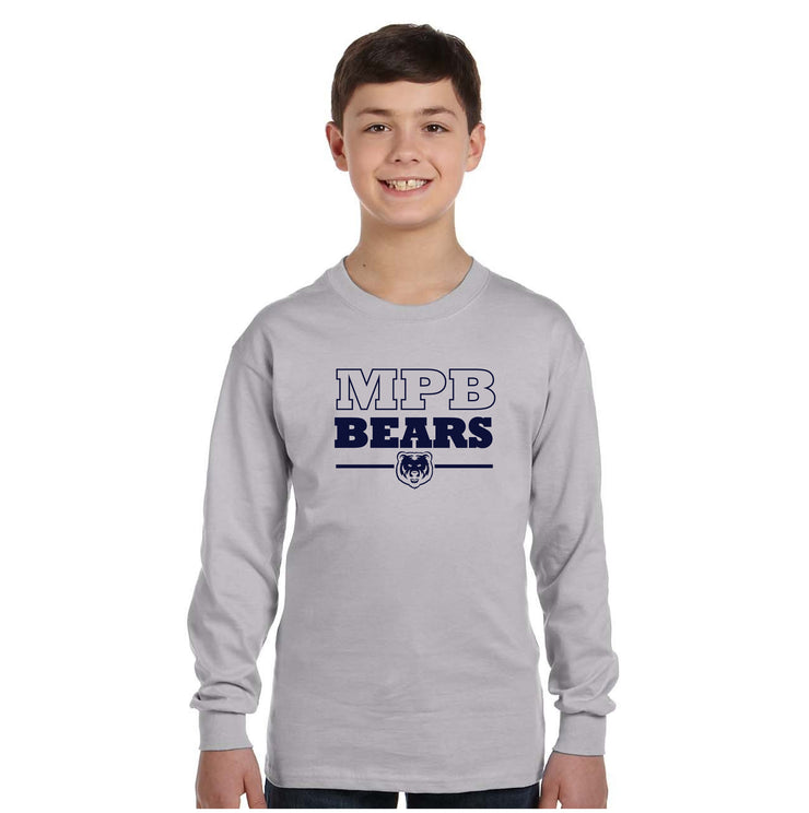 MPB SPIRITWEAR - GILDAN COTTON LONGSLEEVE - YOUTH